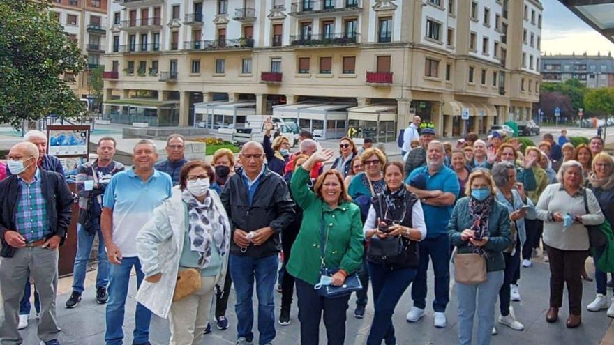 Mayores de Granadilla de Abona durante un viaje a Cantabria organizado por el Ayuntamiento el pasado octubre.