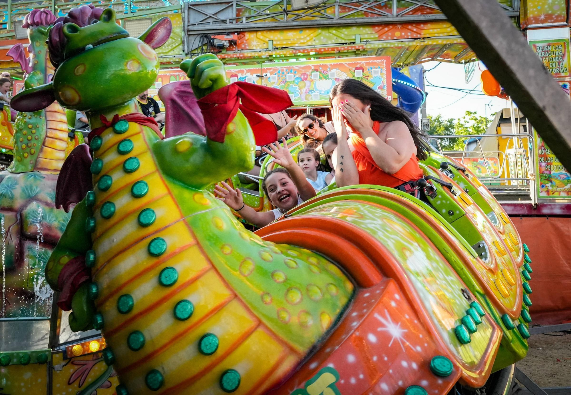 Fotogalería | Los niños conquistan la feria de Badajoz en su día