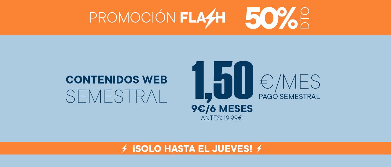 Oferta flash! Disfruta de 6 meses de contenidos web de LA NUEVA ESPAÑA a  mitad de precio - La Nueva España