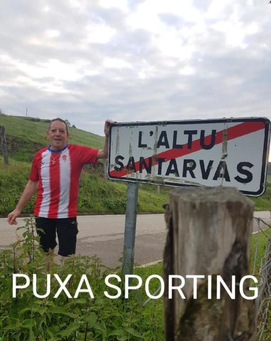 Asturias se viste de rojiblanco