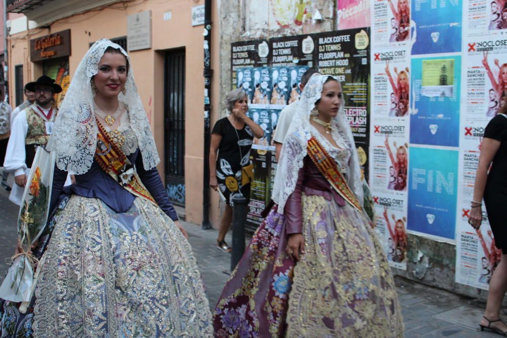 Procesión en el Barrio del Carmen y "cant de la carxofa"