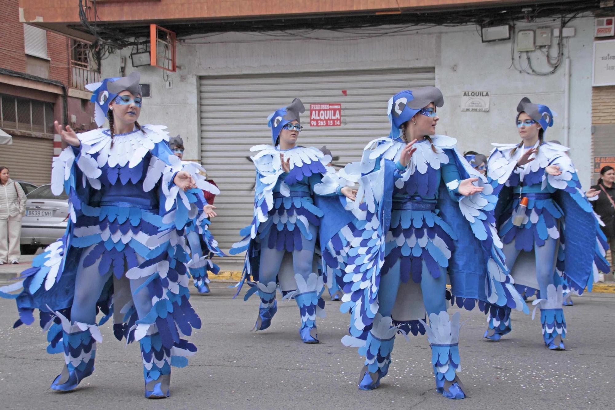 Cabalgata fallera en Sagunt