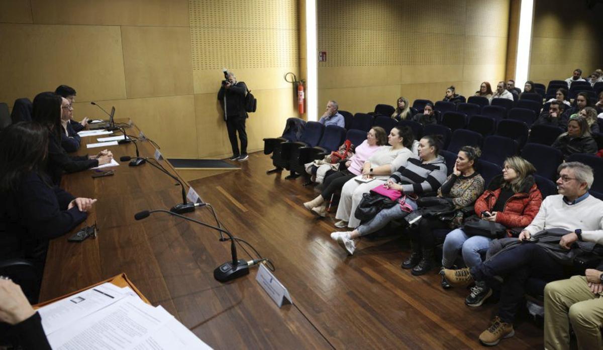 Sorteo público de las viviendas de Mos celebrado en Vigo.