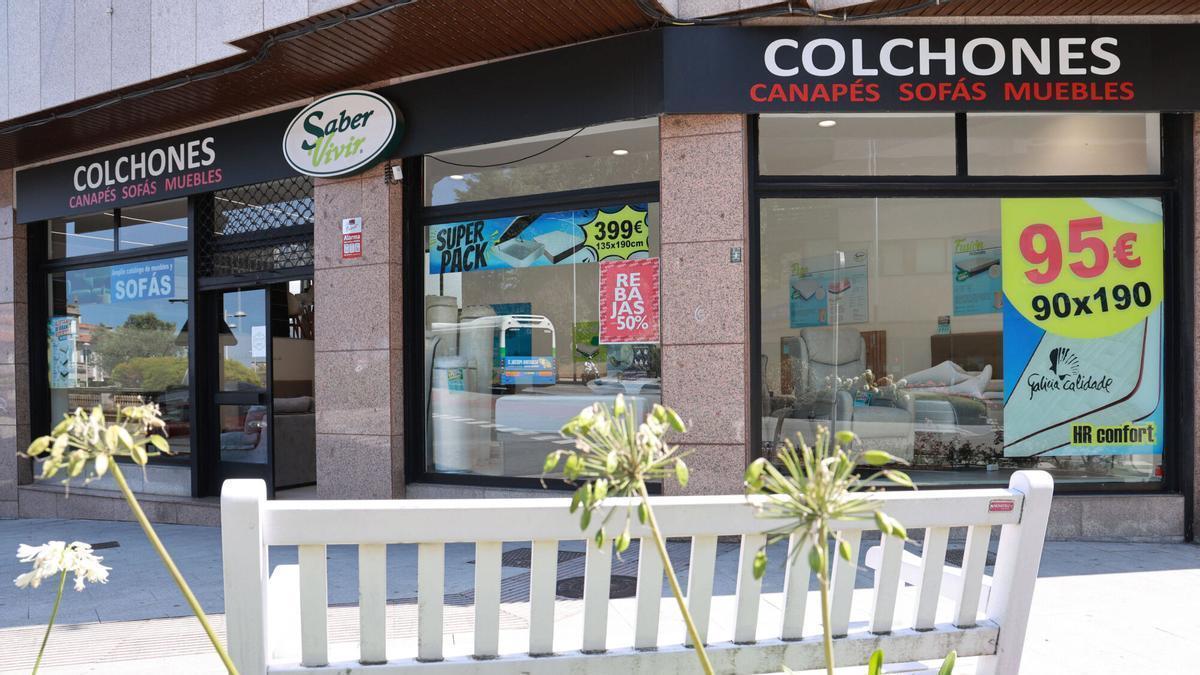 Tienda de colchones Saber Vivir en la c/ Venezuela.