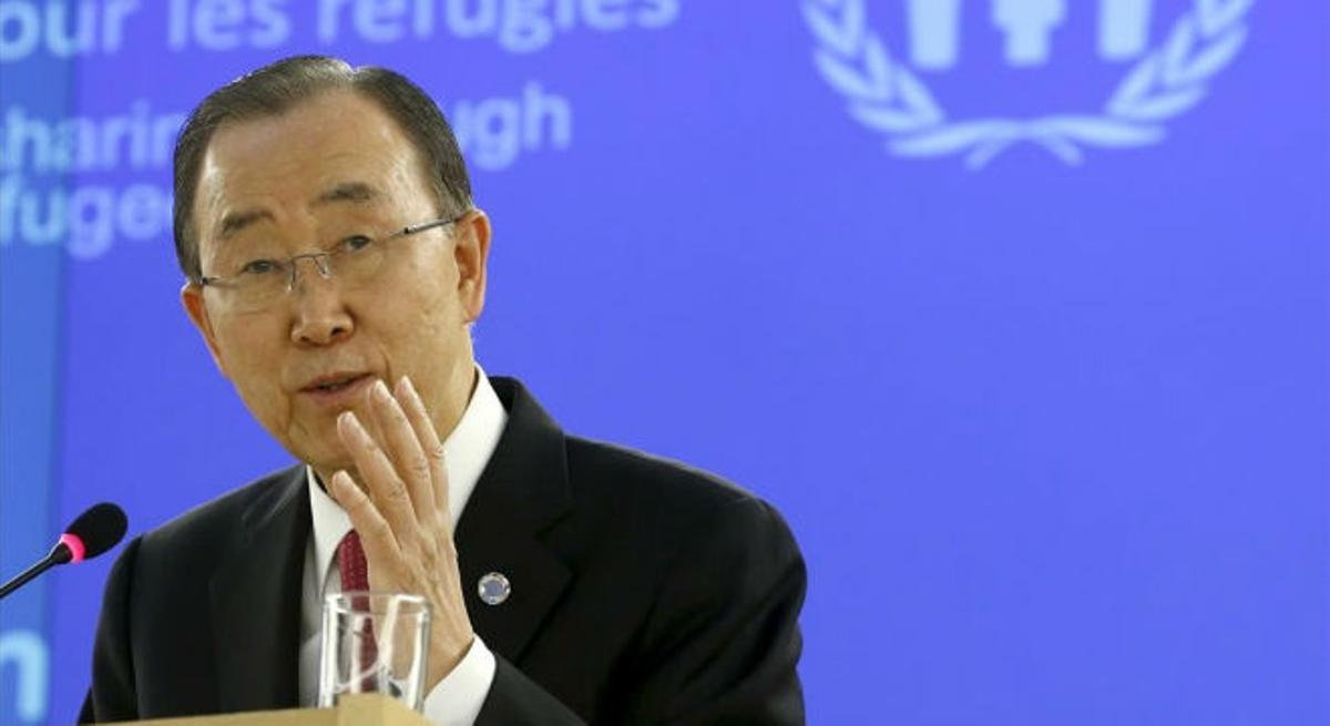 Ban Ki Moon, secretario general de la ONU.