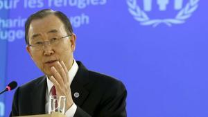Ban Ki Moon, secretario general de la ONU.
