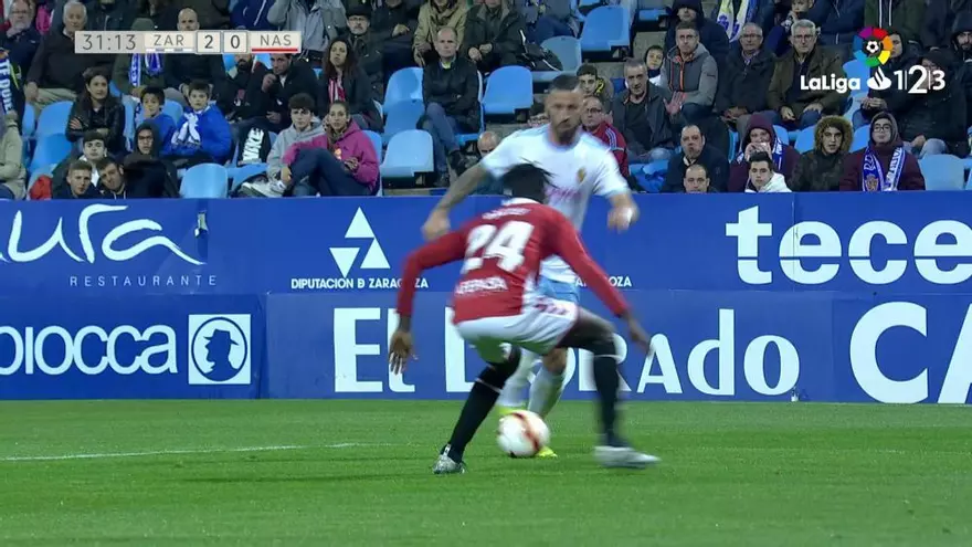 LaLiga 123: Gols del Saragossa enfront del Gimnàstic (3-0)