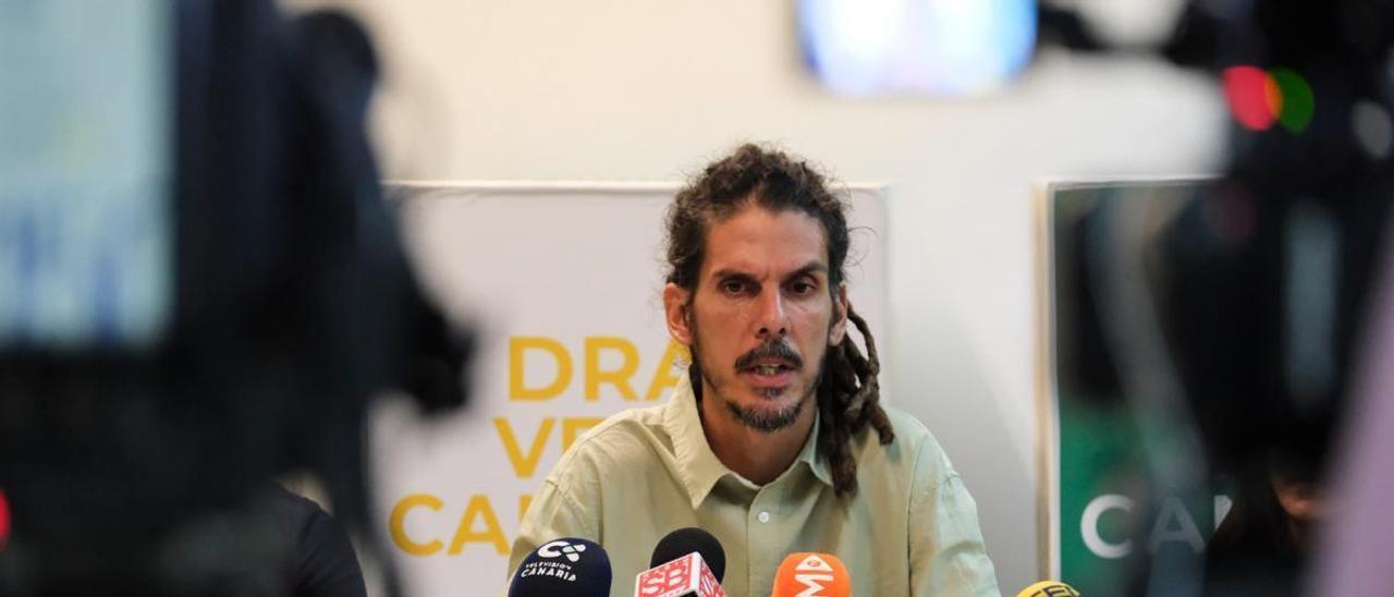 El dirigente de Drago Verdes Canarias, Alberto Rodríguez, apoyará la candidatura de Sumar a las elecciones generales