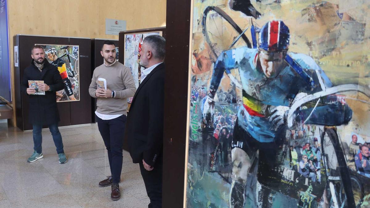 "L’Art del Ciclocross", del exciclista Miguel Soro, se expone en Benidorm