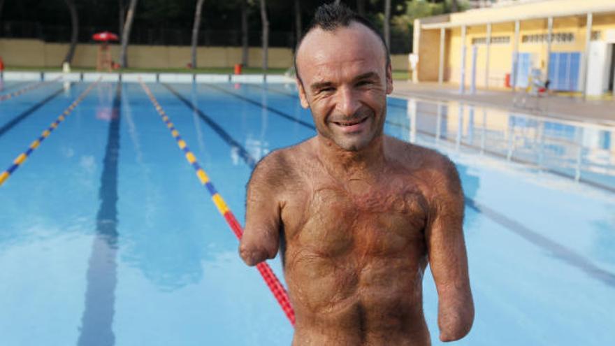 Ricardo Ten ha preparado la cita de Londres en la piscina del Parque del Oeste.