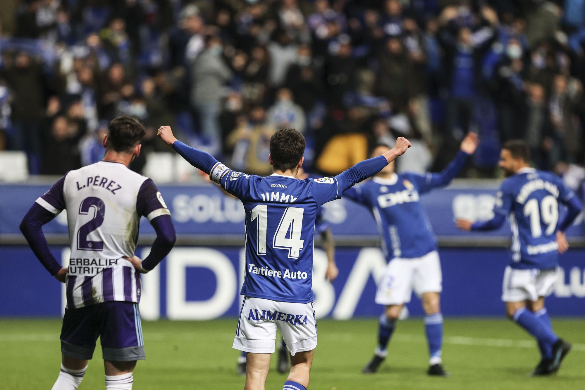 Las mejores imágenes de la victoria del Real Oviedo ante el Valladolid