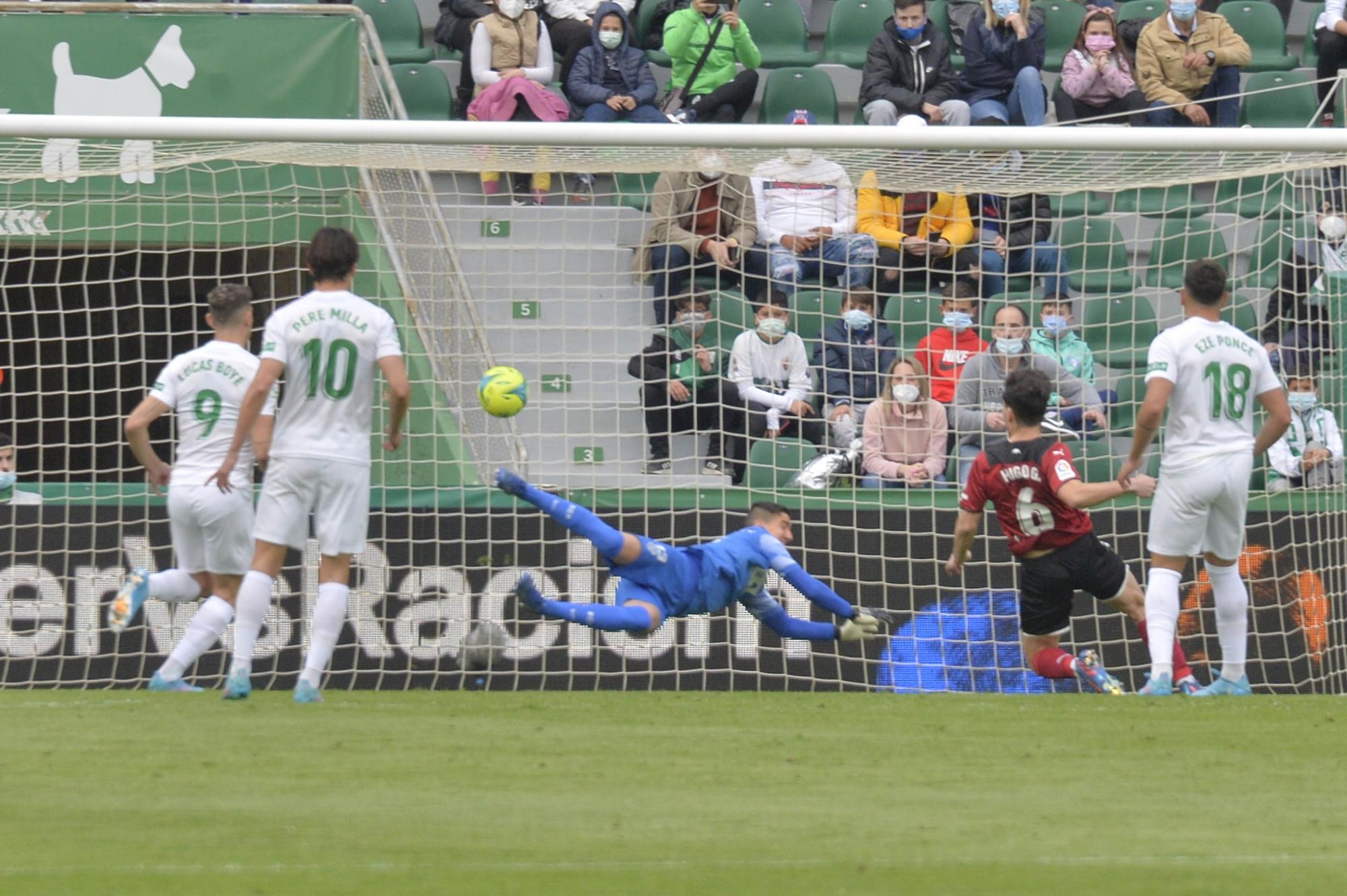 Las  imagenes del Elche:0 Valencia :1