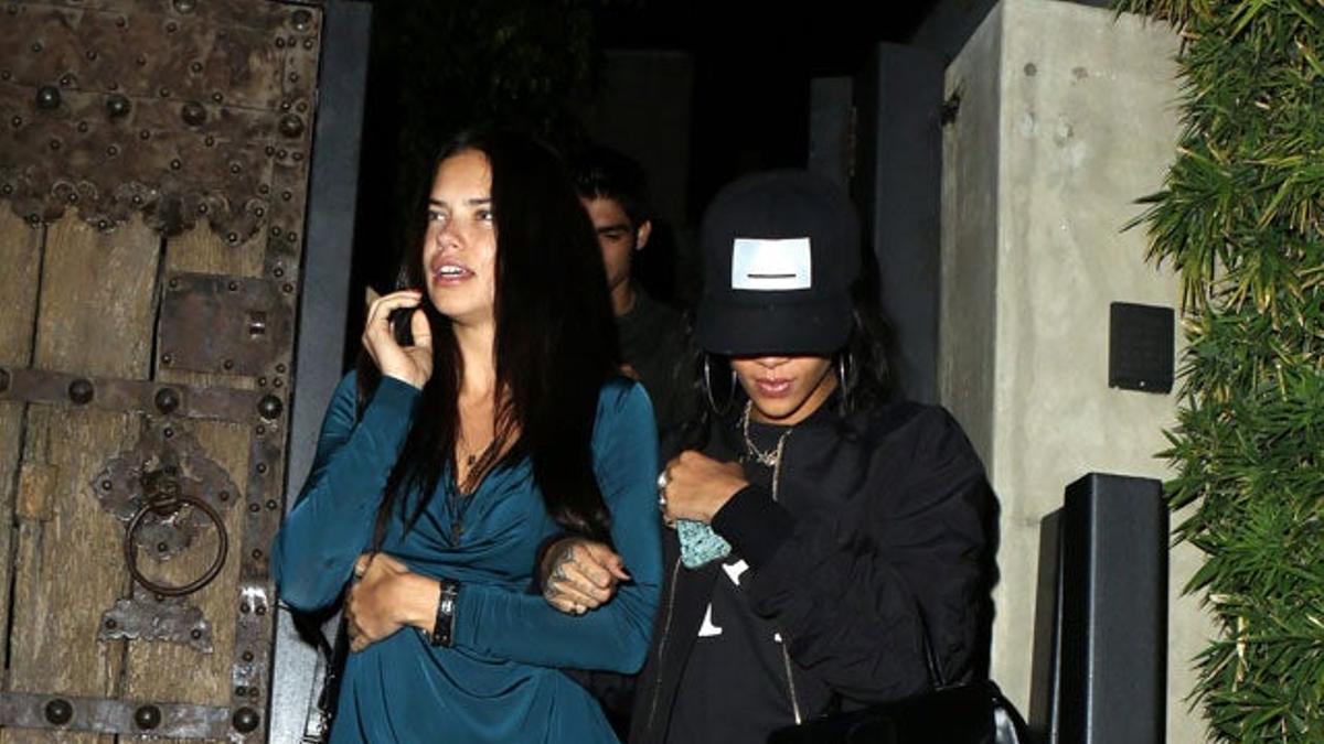 RiRi y Adriana Lima, cena de chicas en LA