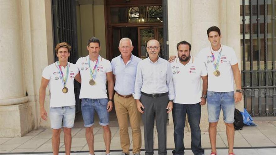 Homenaje en Diputación a los campeones de Europa