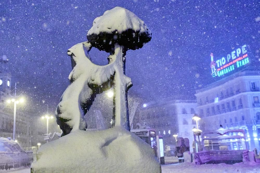 La gran nevada a Madrid aquest 9 de gener del 2021