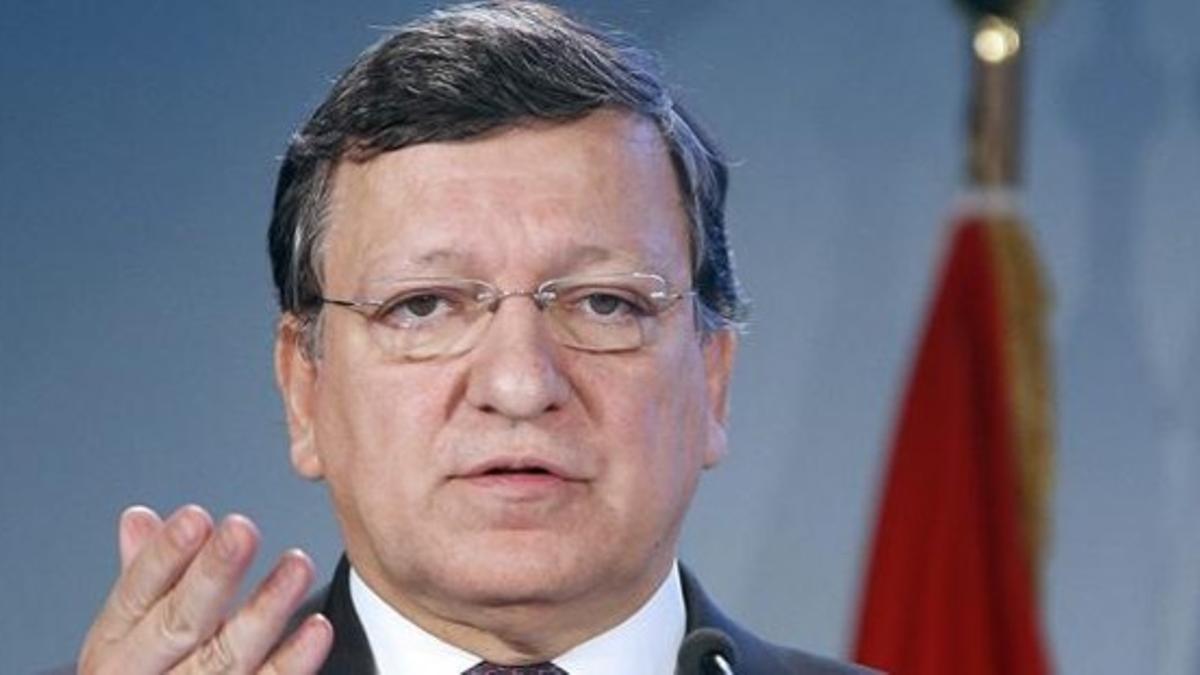 Durao Barroso ofrece un discurso en Viena, el 31 de enero.