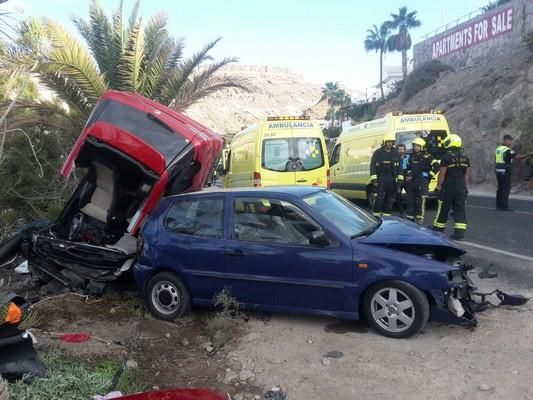 Accidente de tráfico en Mogán