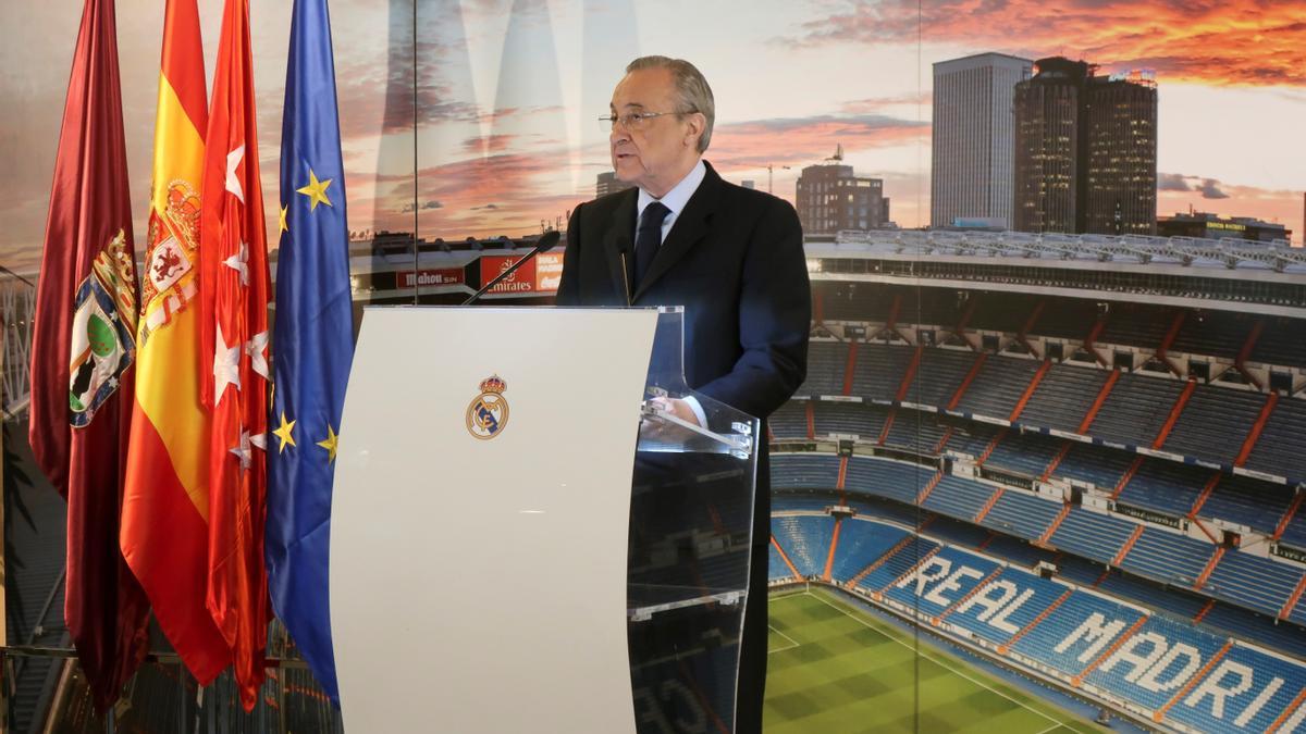 Florentino Pérez, presidente del Real Madrid