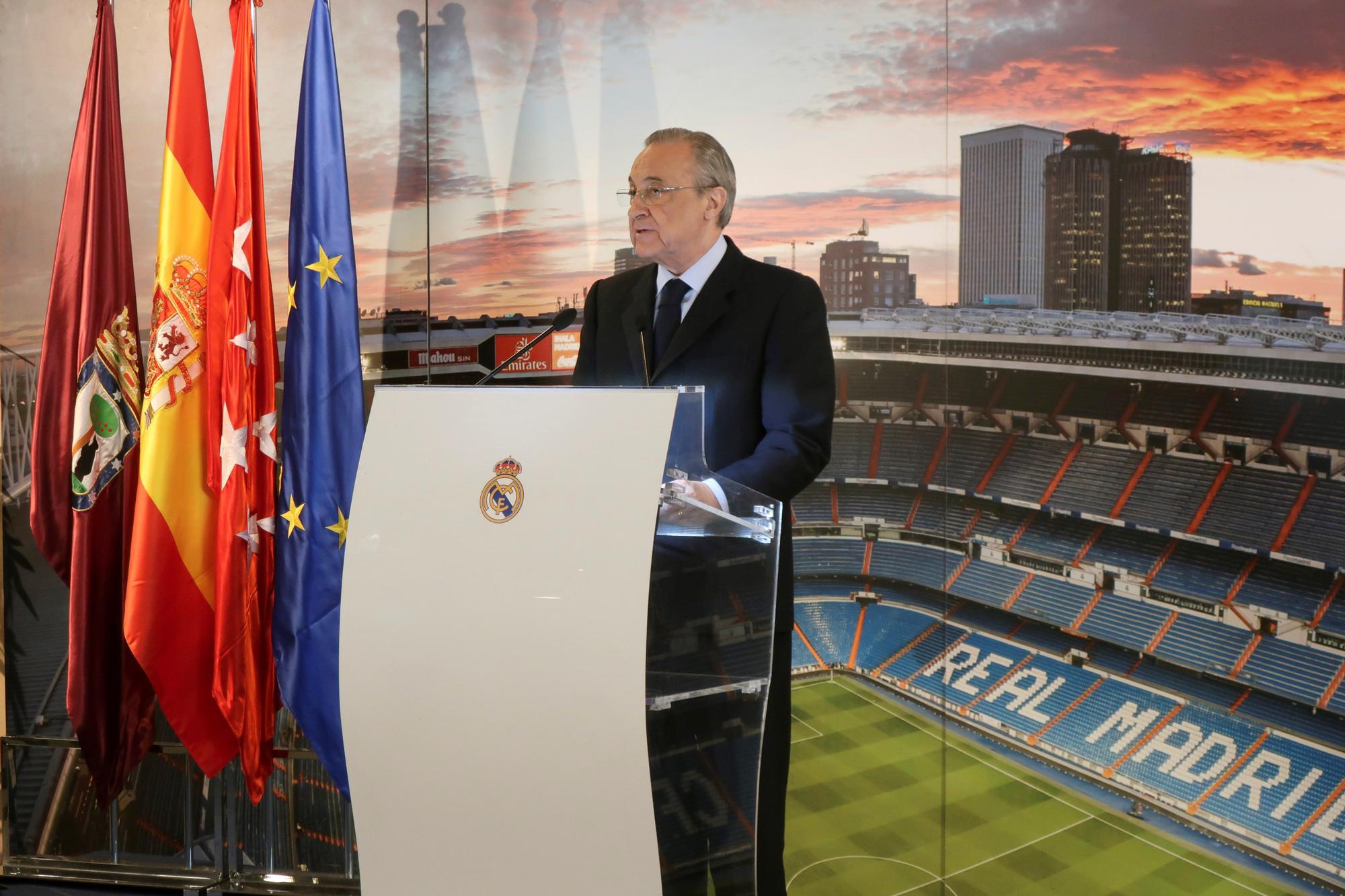 Florentino Pérez, presidente del Real Madrid