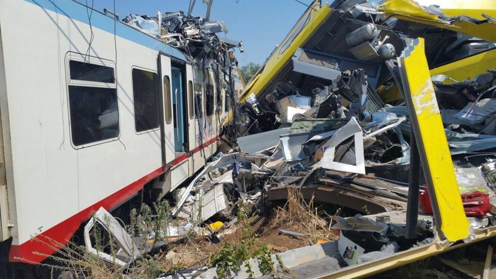 Accident de tren a Itàlia