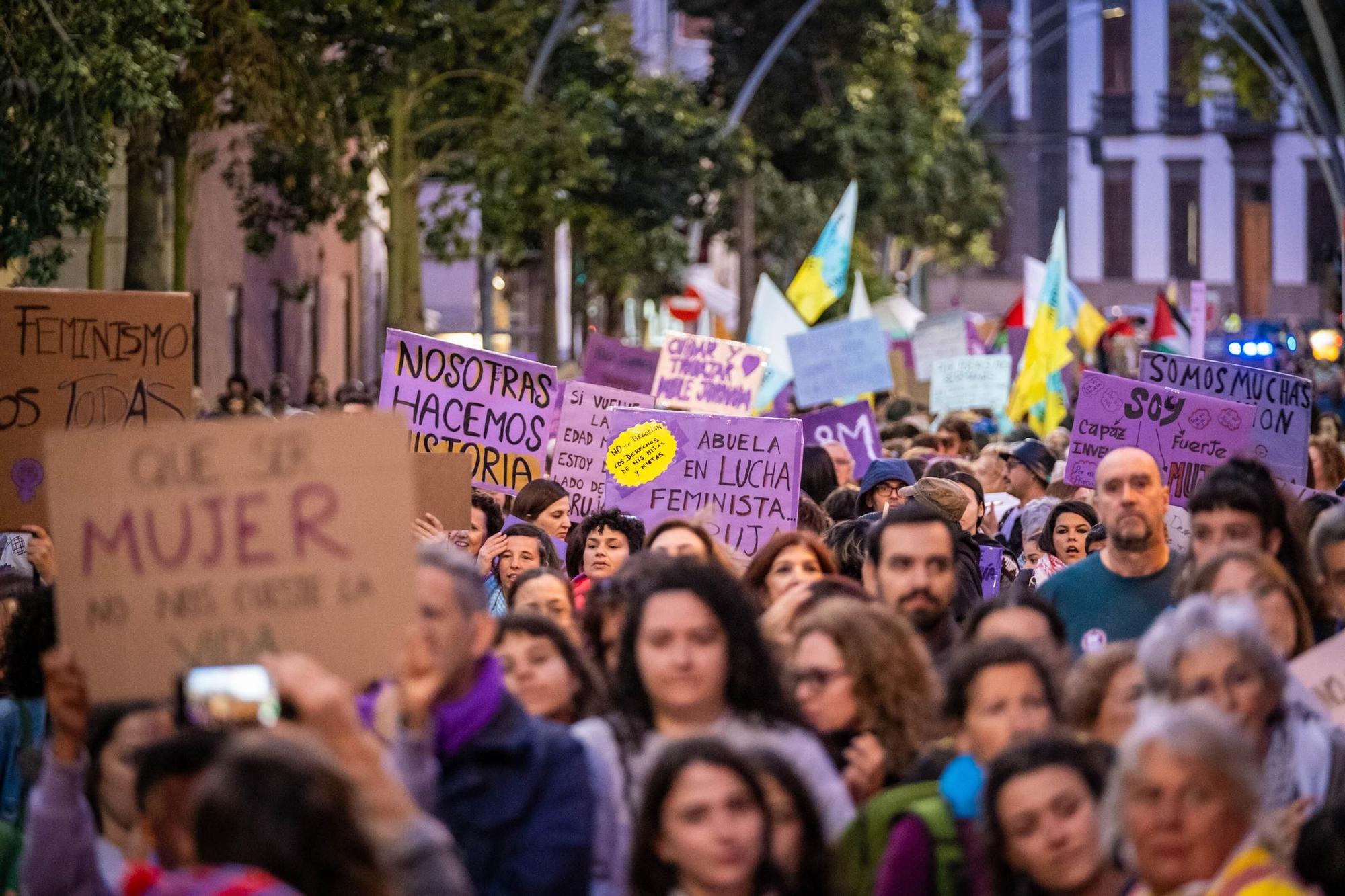 Manifestación del 8M en Santa Cruz