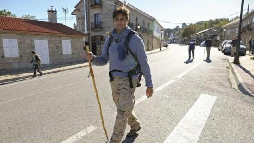 El &quot;paseíllo&quot; de Francisco Rivera por el Camino en Galicia