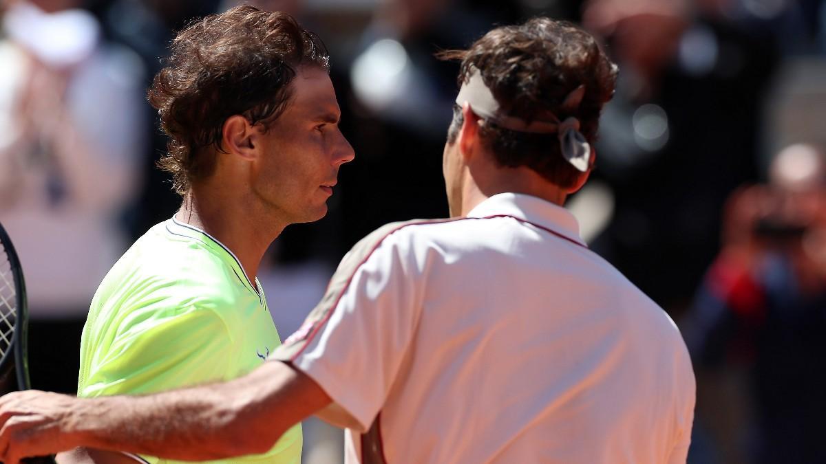 Nadal y Federer, en una imagen de archivo