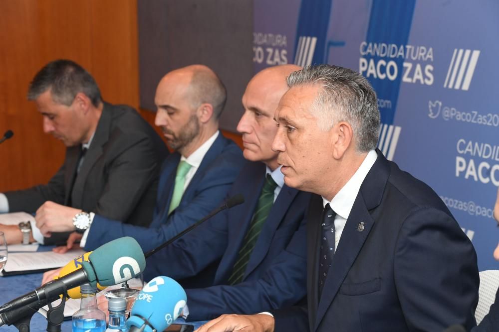 Paco Zas se presenta para presidir el Deportivo