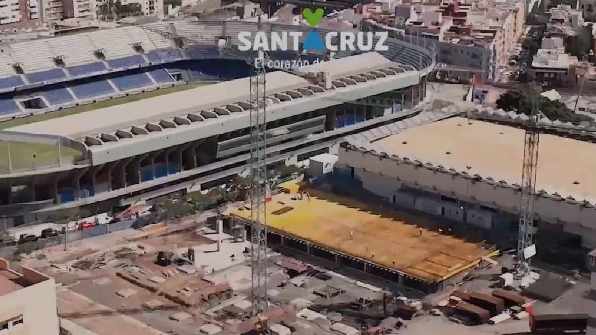 Así van las obras del gran centro deportivo que abrirá en Santa Cruz de Tenerife