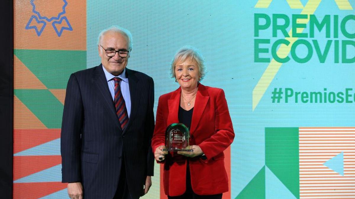 La concejala Teresa Porras recogió el galardón en Madrid.