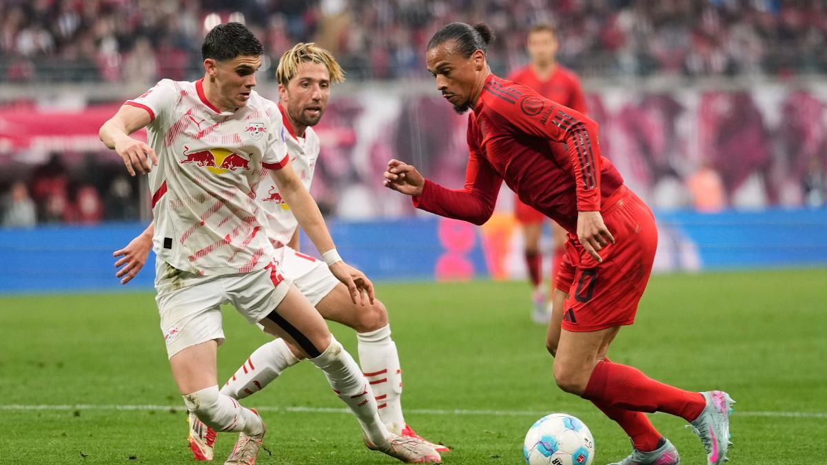 Sané ante el Leipzig en la Bundesliga