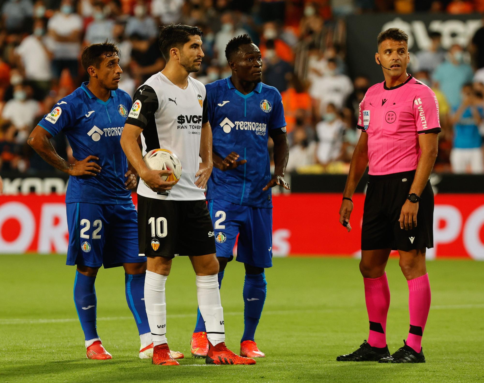 Valencia - Getafe: el estreno de Liga, en imágenes