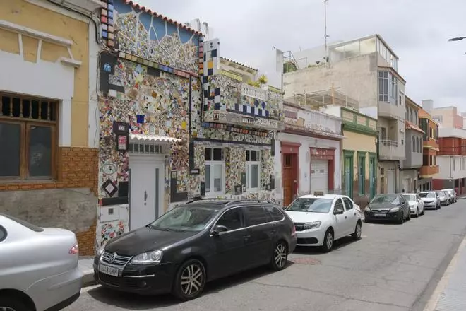 La casa de azulejos del 'runner' de La Isleta