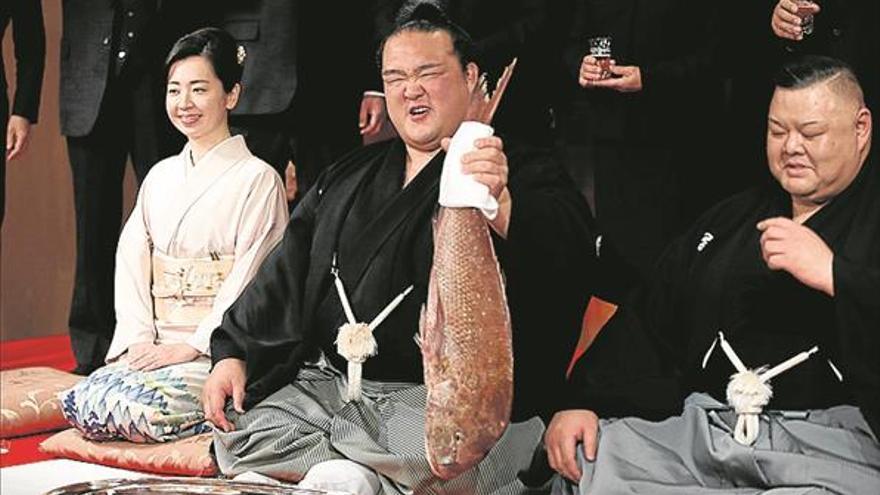 Un rey del sumo japonés