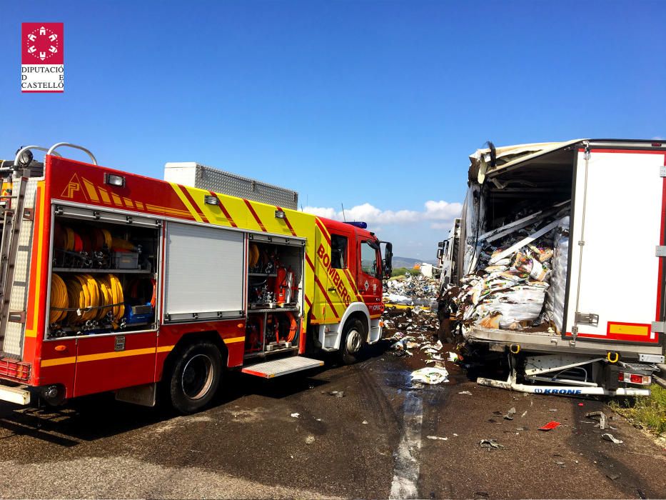 Accidente múltiple en la AP7