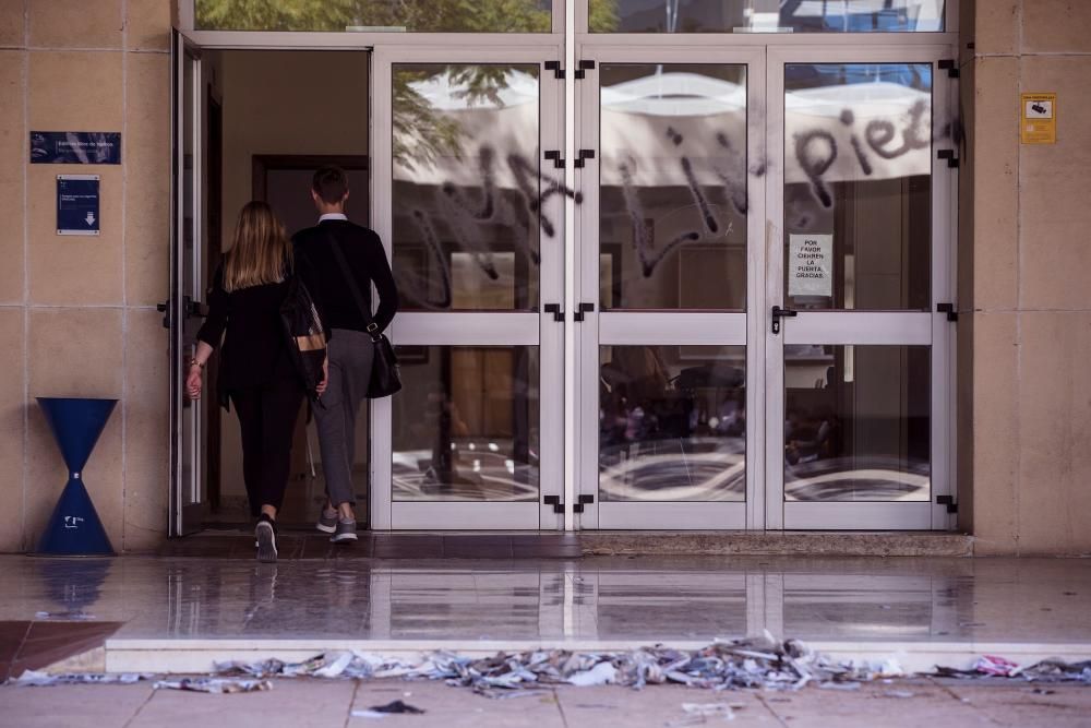 Huelga de limpieza Universidad Málaga