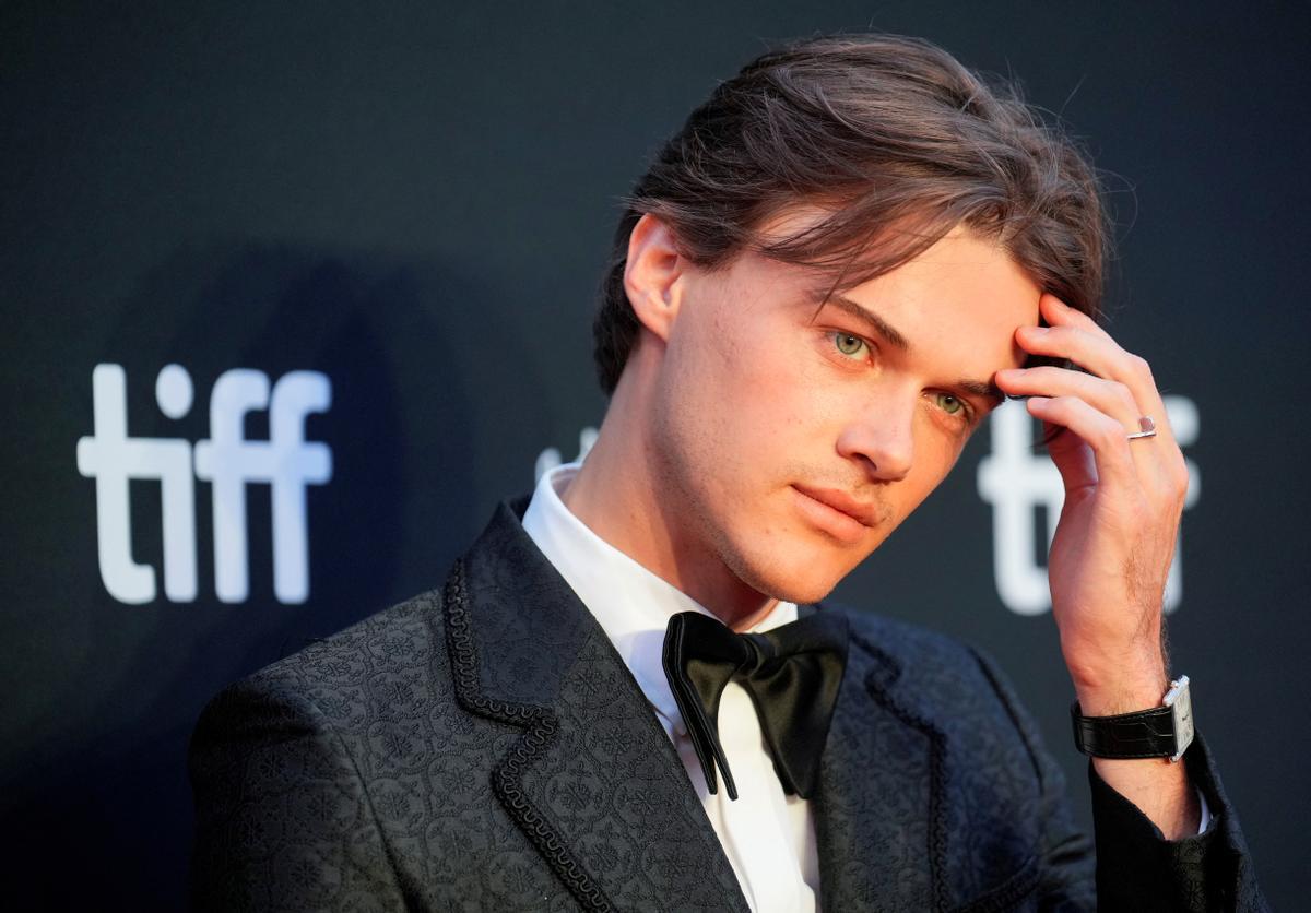 El actor Christopher Briney durante la presentación de 'Daliland' en Toronto.