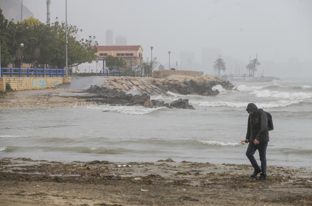 Destrozos de la gota fría en la provincia de Alicante.