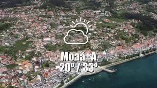El tiempo en MoaÃ±a: previsión meteorológica para hoy, martes 18 de agosto