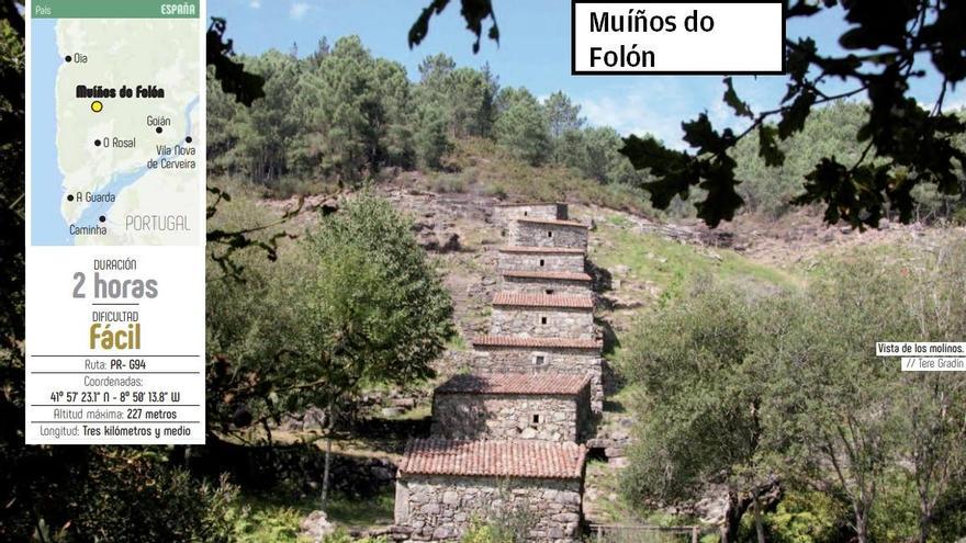 Ficha de la ruta de Os Molinos do Folón.