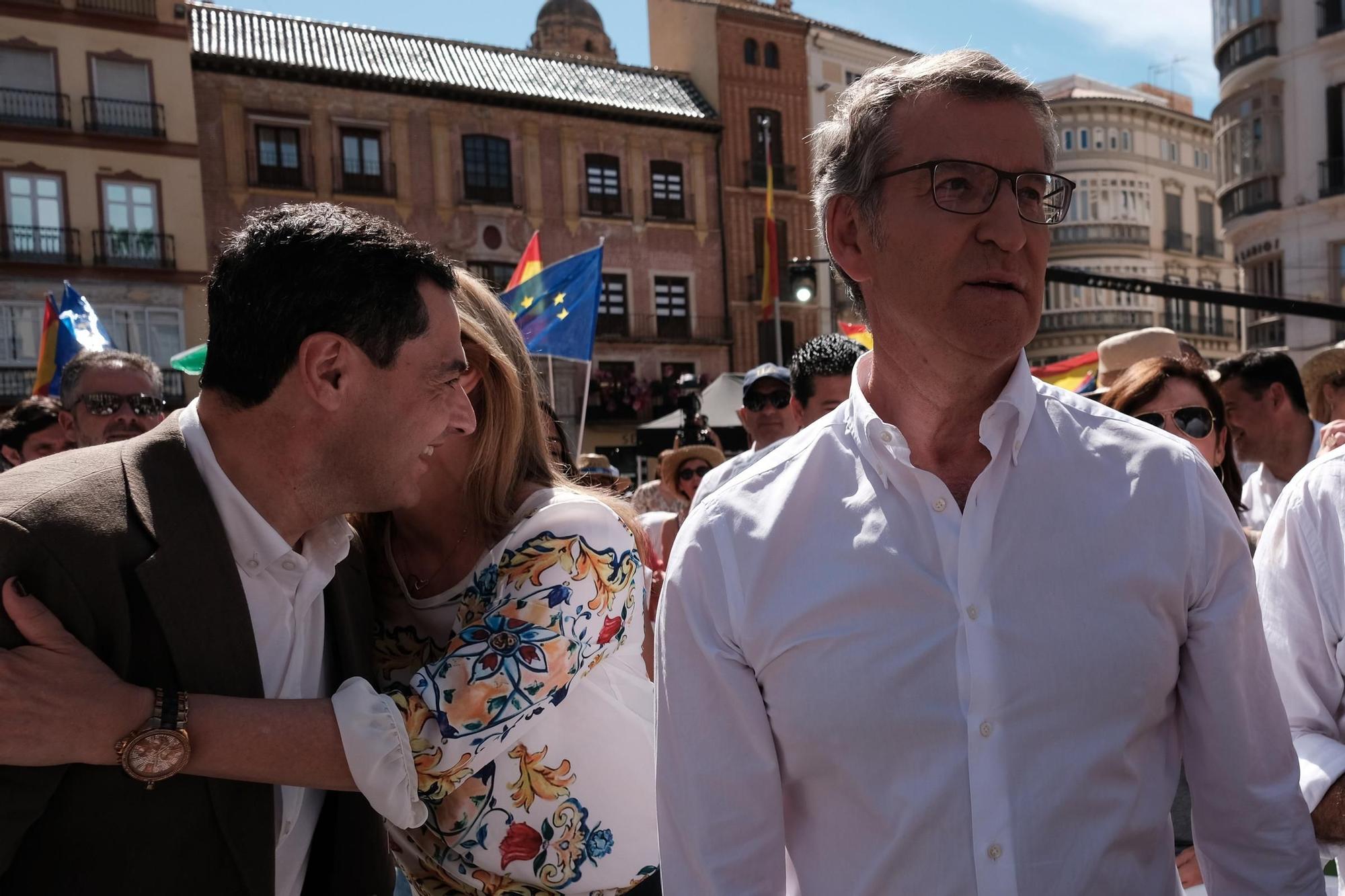 Mitin del PP en Málaga en la antesala de la campaña por las elecciones europeas