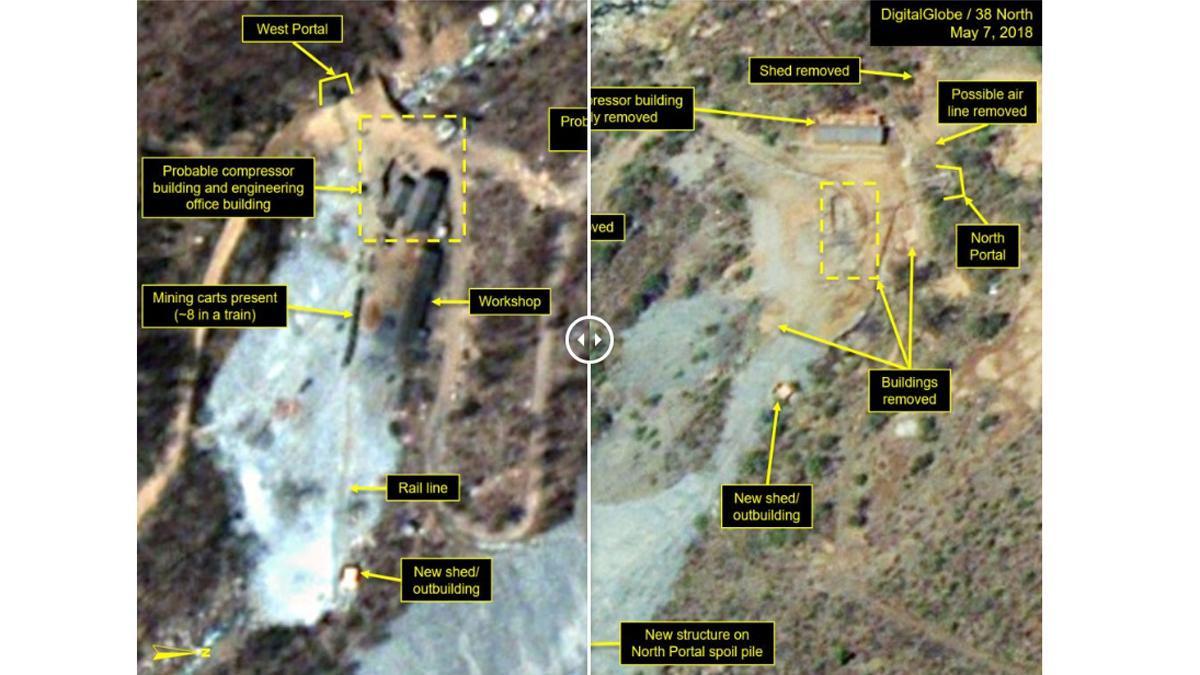 Corea del Norte inició el desmantelamiento de la zona nuclear Punggye-ri