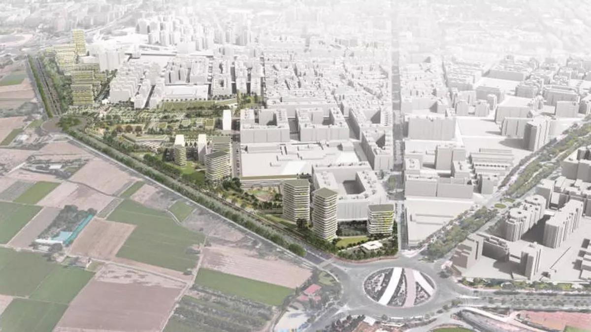 Figuración del PAI de Benimaclet de Metrovacesa
