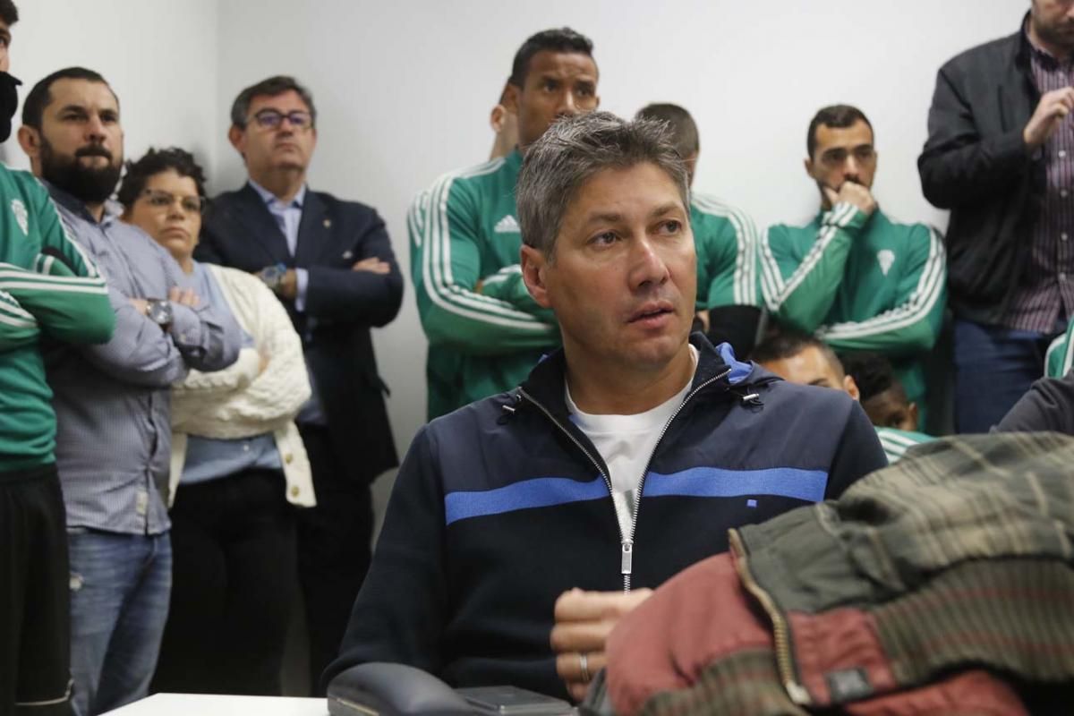 Despedida de Raúl Agné como entrenador del Córdoba CF