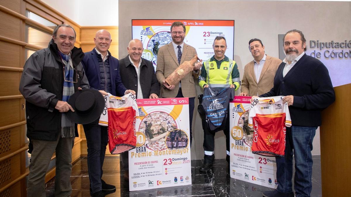 Presentación del Gran Premio de Montemayor de ciclismo.