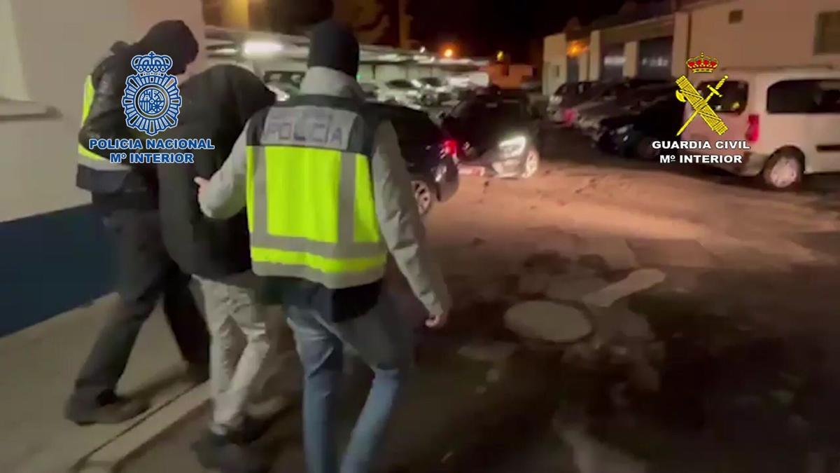 Detención de un presunto yihadista en Girona en 2023.