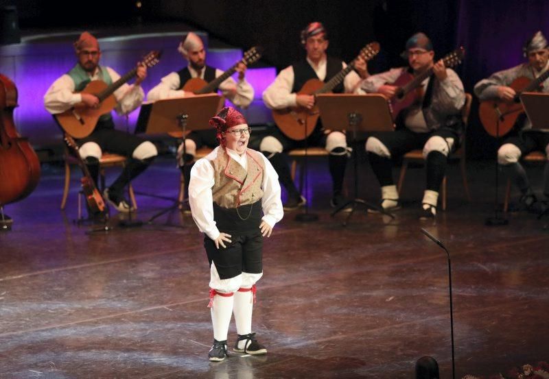 Certamen infantil de jota aragonesa en el Auditorio de Zaragoza