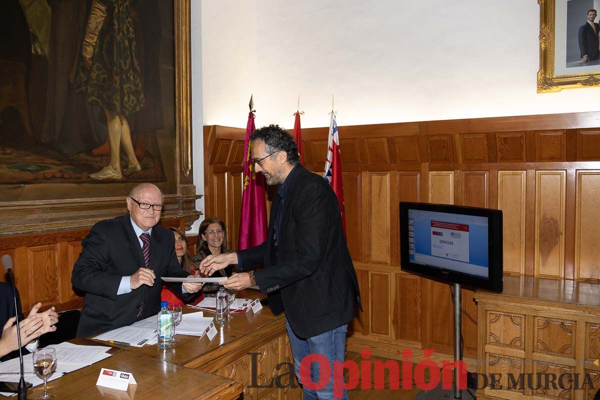 Entrega de los premios Robles Chillida en Caravaca