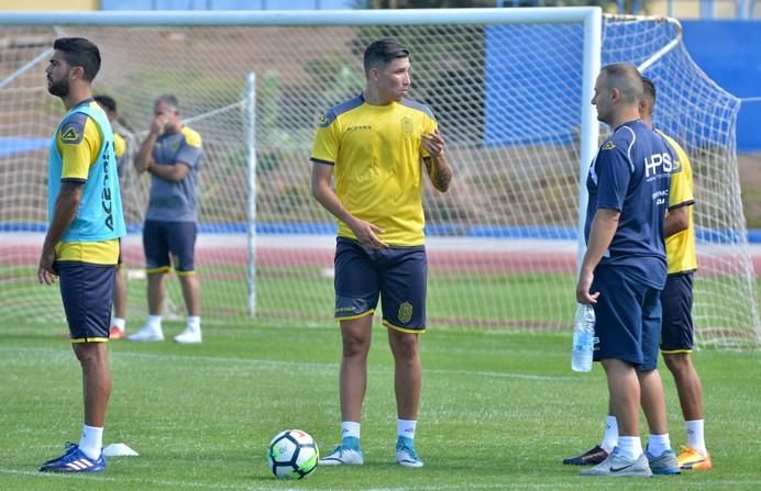 Primer entrenamiento de la UD Las Palmas