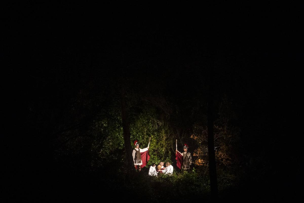 El Pessebre Vivent del Bages, a les Torres Fals, en imatges